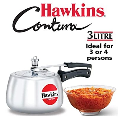 Picture of Hawkins contura 3 L Pressure Cooker (Aluminium)