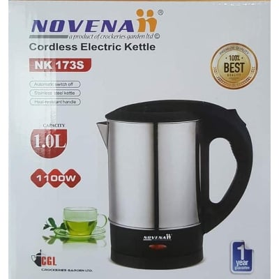 Picture of Novena 1 Litre Cordless Electric Kettle Steel body