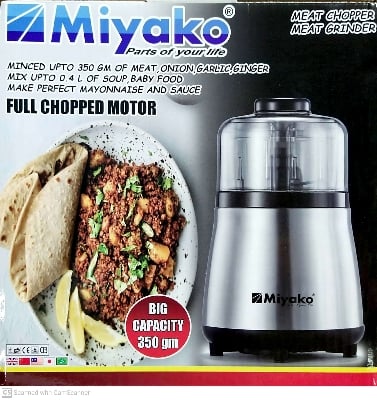 Picture of Miyako Meat Chopper /Meat Grinder Big Capacity 350gm