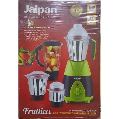 Picture of Jaipan Fruttica Mixer Grinder & Blender 4 IN 1(1 HP Powerful motor)