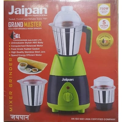 Picture of Jaipan 750 Watt Grand Master Mixer & Grinder