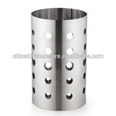 Picture of Stainless Steel Round Spoon Holder - Silver