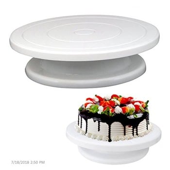 Picture of Cake Decorating Turn Table 28cm - White