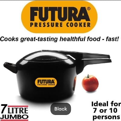 Picture of Hawkins Futura Pressure Cooker Jumbo 7 Litre (Work On Gas )