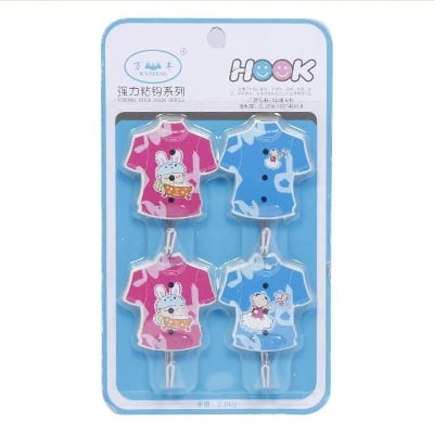 Picture of Plastic 4 Pieces Wall Hook
