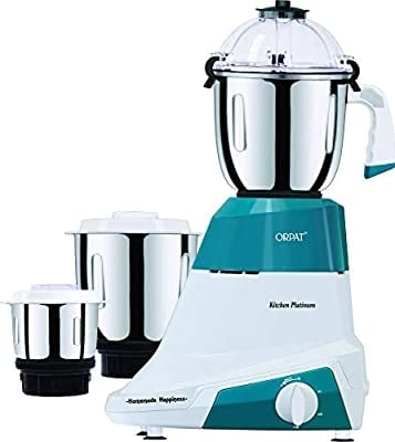Picture of Orpat Kitchen Platinum 1200-Watt Mixer Grinder With Stainless Steel Blender Jar