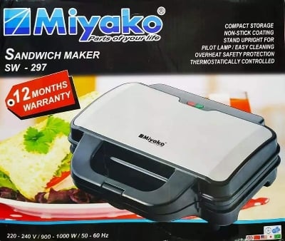 Picture of Miyako Sandwich Maker 1000 Watts SW-297