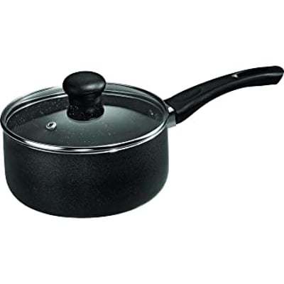 Picture of Kiam Non-Stick Milk Pan with Glass Lid (16 Cm)
