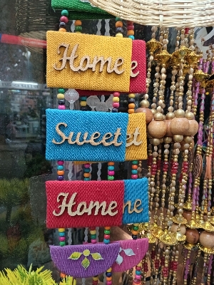 Picture of Handicraft Wall hanging home sweet home-(Multicolor)