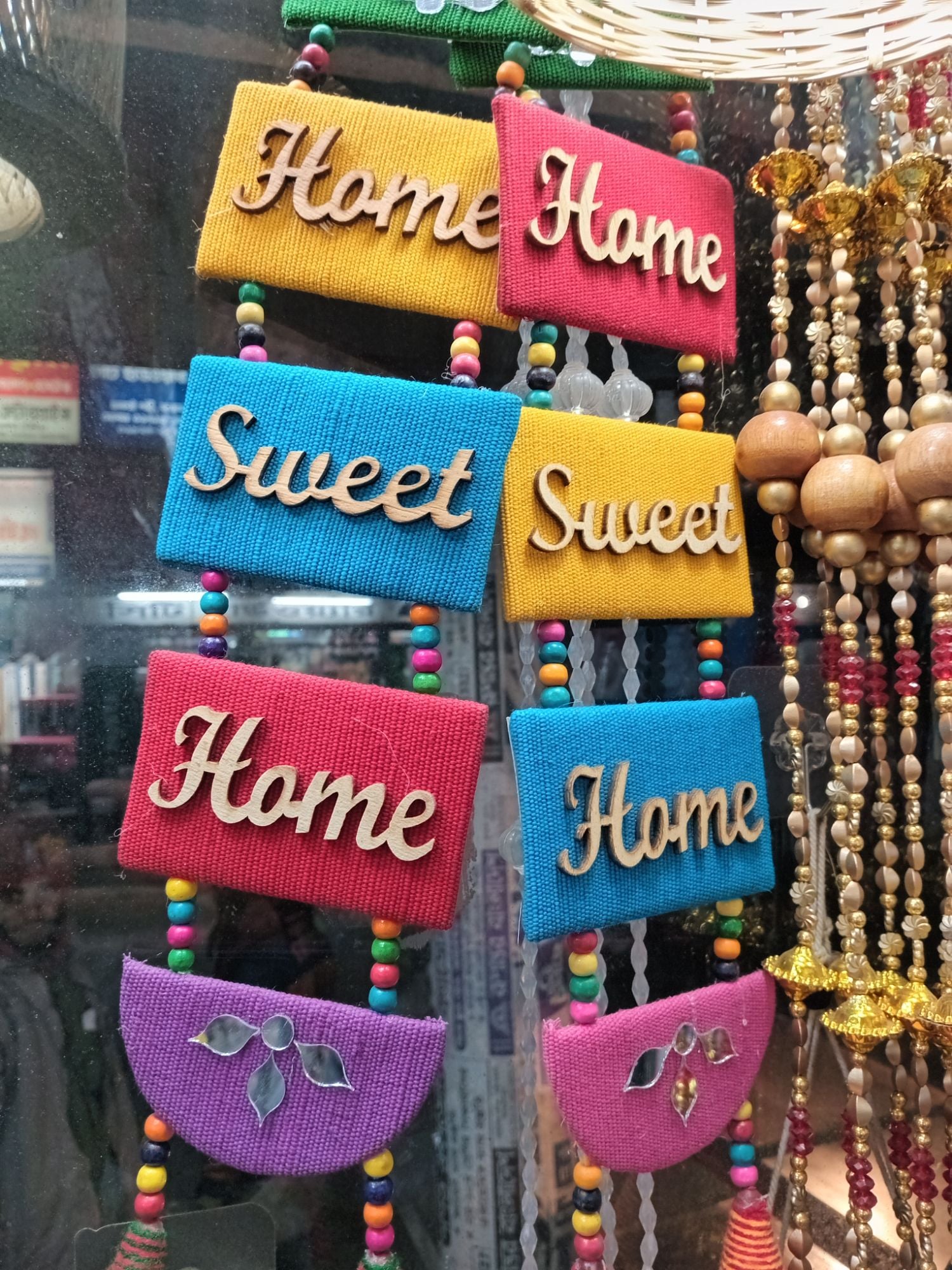Picture of Handicraft Wall hanging home sweet home-(Multicolor)