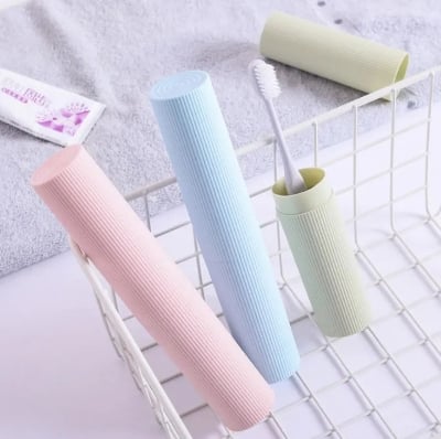 Picture of Tooth brush holder - Portable Toothbrush & Toothpaste Holder Storage Box-(Multicolor)
