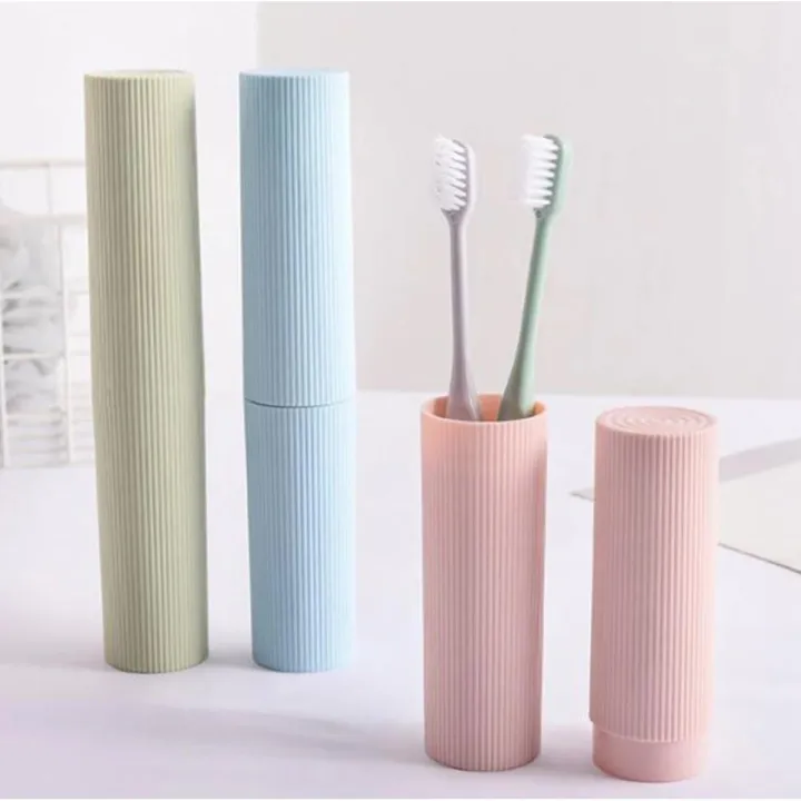 Picture of Tooth brush holder - Portable Toothbrush & Toothpaste Holder Storage Box-(Multicolor)