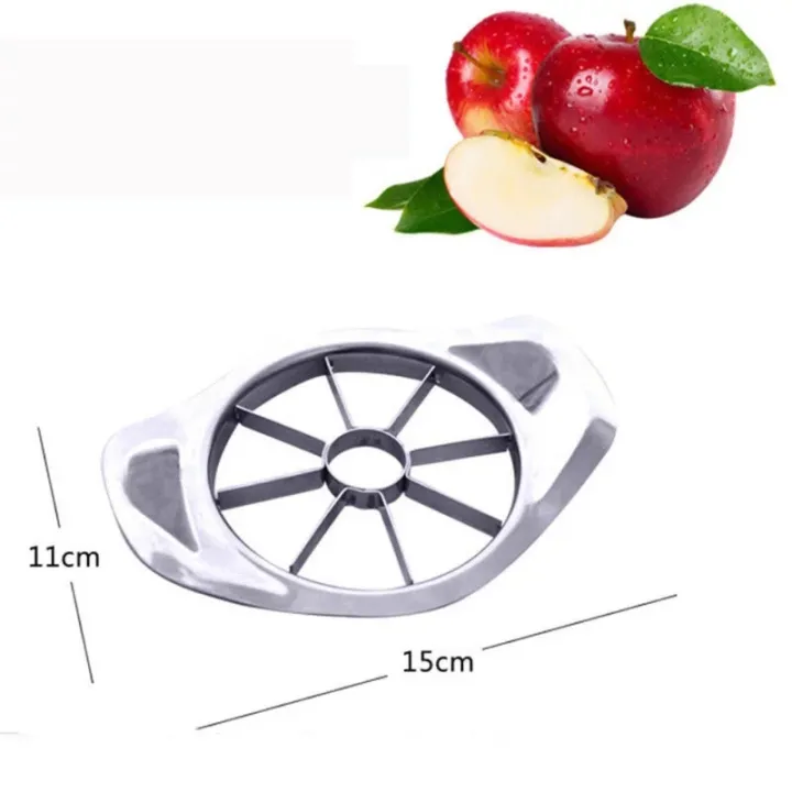 Picture of Fruit Slicer Apple Pear Cutter Stainless Steel Corers Remover Chopper Peeler Divided Kitchen Tools-(Silver)