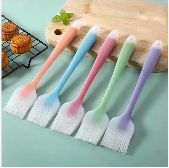 Picture of Silicone oil Brush kitchen utensil Baking Cooking Oil Brushes Bread Butter Pastry Brush-(Multicolor)