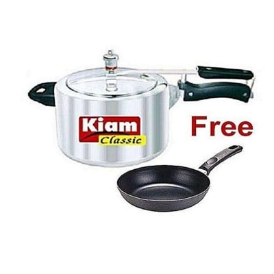 Picture of Kiam Classic Pressure Cooker 4.5 Litter with Free Non Stick Fry Pan 14 CM
