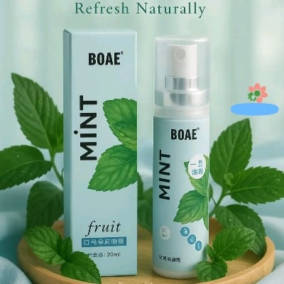 Picture of Oral Care Fruity Fresh Breath Mouth Spray Portable Refreshing Mint Mouth Perfume Breath Freshener Spray for Bad Breath-(Mint)