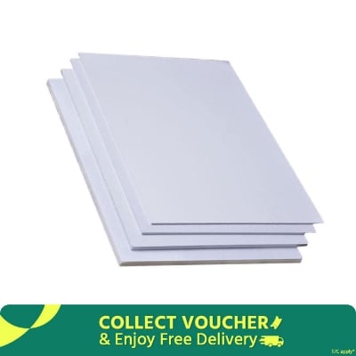 Picture of 3mm PVC Board White for Craft and DIY Project 3 pcs-(White)