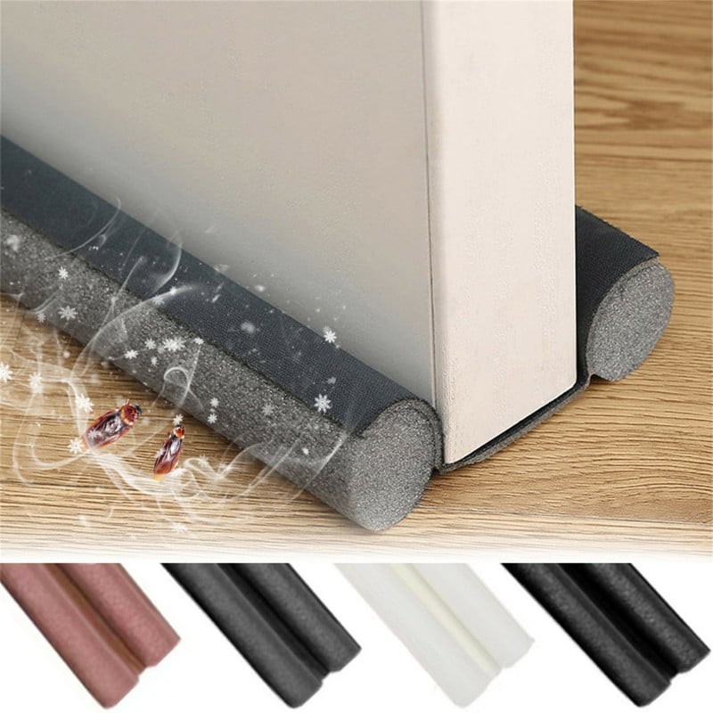 Picture of Door Bottom Sealing Strip - Gap Dust Stopper, Foam Draft Blocker, AC Air and Insect Protector-(Multicolor)