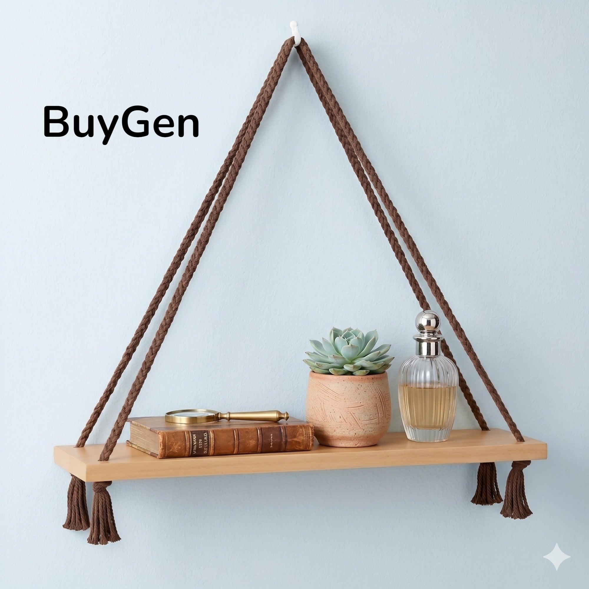 Picture of Wall hanging Shelf Floating Hook Wall Hanger Home Decore - Display Showpieces Holder 1pc Wall Decoration