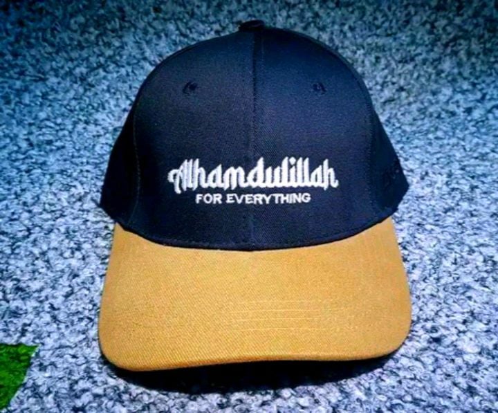 Picture of Premium Quality Dawah cap for men - Alhamdulillah Embroidery
