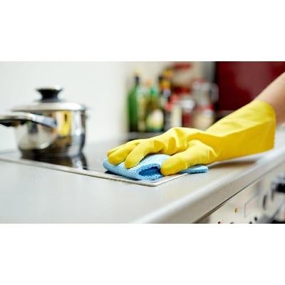 Picture of Half Hand Kitchen Gloves - Red