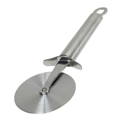 Picture of Pizza Cutter Wheel Stainless Steel Round Shape - Effortlessly Slice Your Pizza With Precision