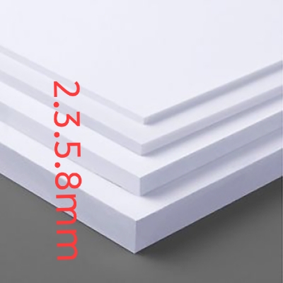 Picture of 3mm Solid White PVC Board 8x12 Inch | DIY Craft Base | Handmade Showpiece & Home Decor Board 3pcs