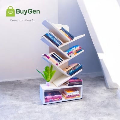 Picture of Hand Made Miniaturee Book shelf with 25 pcs Book for Desk Decor, Gift