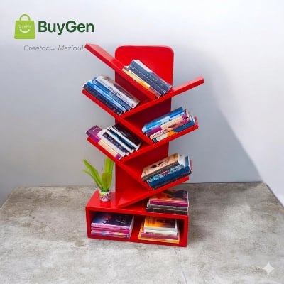 Picture of Hand Made Miniaturee Book shelf with 25 pcs Book for Desk Decor, Gift