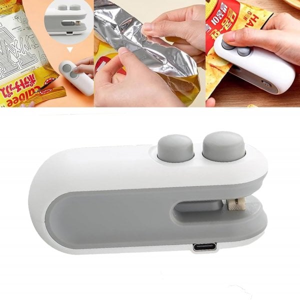 Picture of Mini Portable Hand Press Plastic Bag Heat Sealer  Sealing Machine