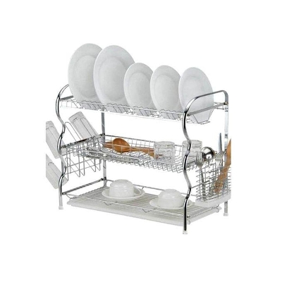 Picture of 3 Layer Dish Drainer - Silver