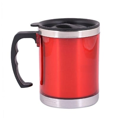 Picture of Plastic Coffee Mug - Red