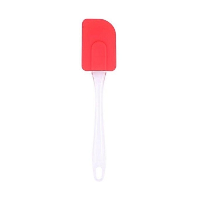 Picture of Plastic Handle Silicone Spatula â€“ Red and Silver