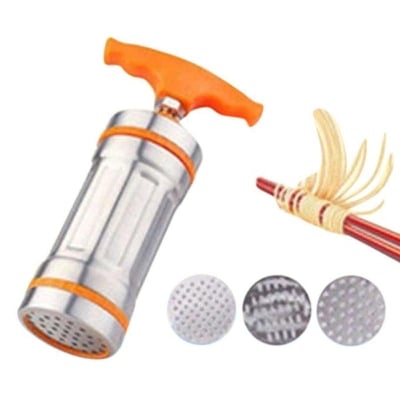 Picture of Stanless Steel Hand Noddles and Semai Maker - Orange and Silver