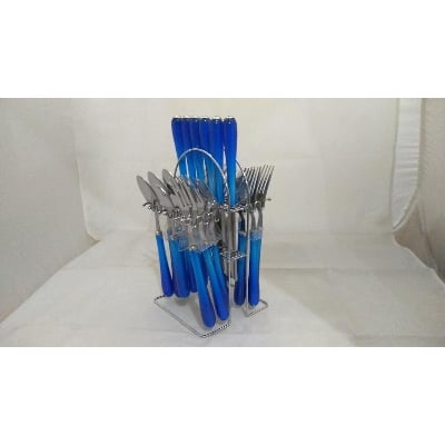 Picture of RS81140 CUTLERY SET 24 PCS Blue