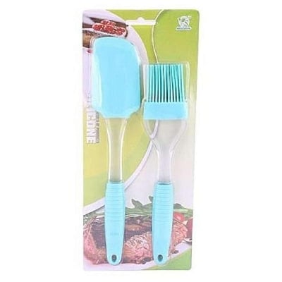 Picture of 2 Pieces Silicone Oil Brush - Sky Blue