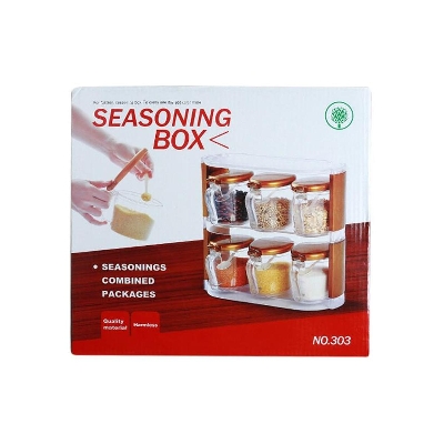 Picture of Spice Container Set of 6 - Transparent