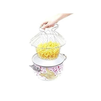 Picture of Foldable grill for cooking Magic Kitchen Chef Basket - Silver