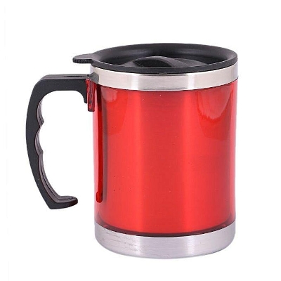 Picture of Plastic Coffee Mug - Red