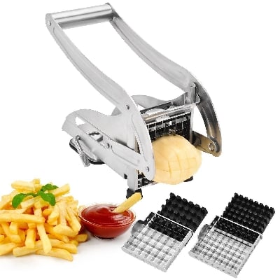Picture of Stainless Steel Potato Chipper for French Fry - Silver