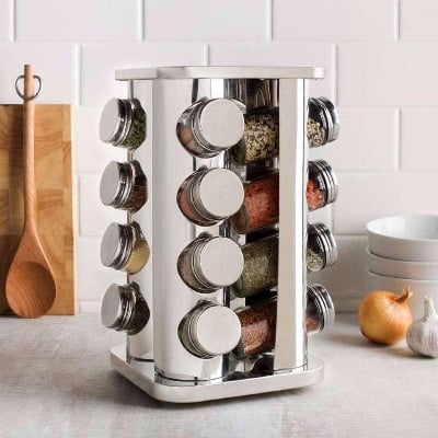 Picture of 16 Jars Stainless Steel Spice Rack