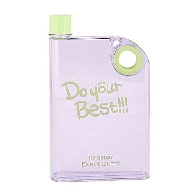 Picture of Exclusive Notebook Water Bottle - Transparent