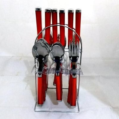 Picture of RS8171 CUTLERY SET RED