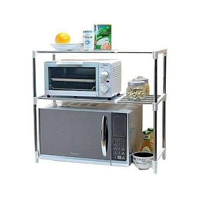 Picture of Microwave Oven Storage Racks - Silver