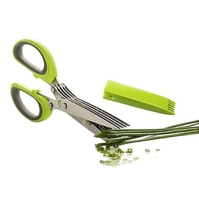 Picture of 5 Blade Kitchen Scissors â€“ Green