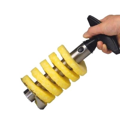 Picture of Care Pineapple Slicer and Peeler - Black & Silver