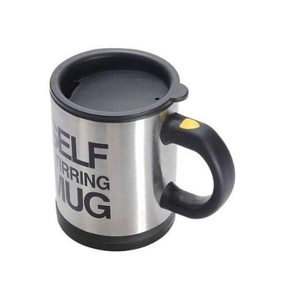Picture of Self Stirring Mug - Silver