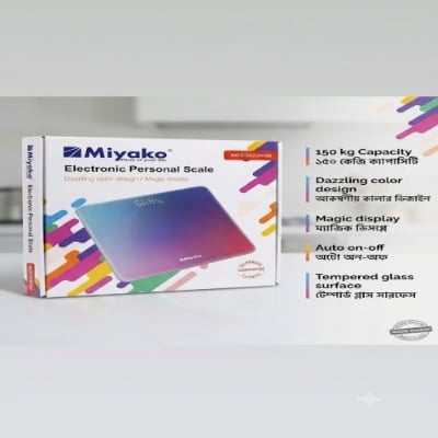 Picture of Miyako (MEB-3429RNB) Electronic Personal Scale with Magic LED Display 150kg
