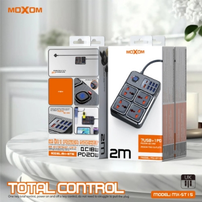 Picture of Moxom MX-ST24 12in1 PD Power Strip 2m Cable Length bd price

