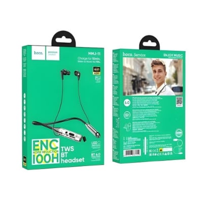 Picture of Hoco MMJ11 ENC Bluetooth Neckband Earphone – 100 Hours Playback
